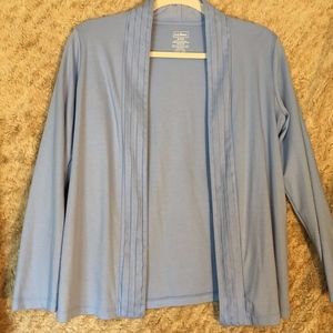 L.L. BEAN OPEN ROBIN BLUE LIGHT JACKET